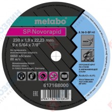 Фото диска отрезного Metabo SP-Novorapid 230x1.9x22,23 617168000