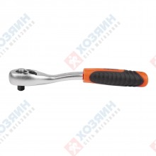 Фото AV Steel  1/4" 155 мм 72 зуба с изогнутой рукояткой AV-508623