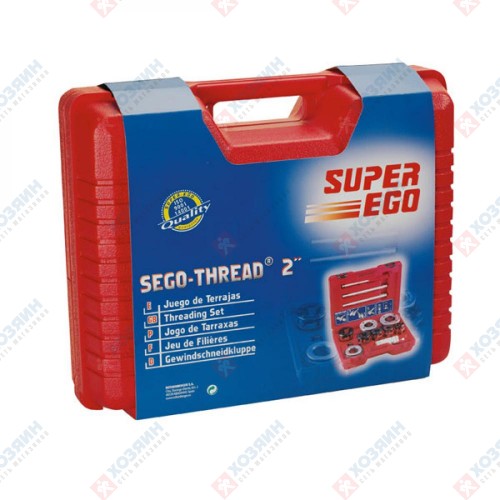 Клупп резьбонарезной ручной SUPER-EGO Professional BSPT R 1/2-2” 600230200 - фото