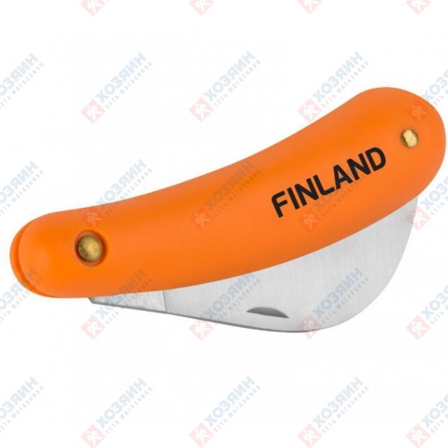 Прививочный нож складной с изогнутым лезвием Центроинструмент Finland 1452 - фото