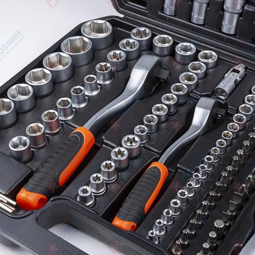 Набор инструмента AV Steel 219 предметов, 1/4", 3/8", 1/2" AV-011219 - фото