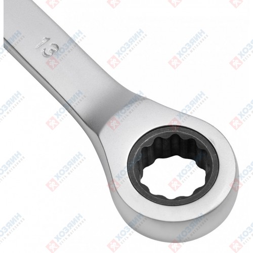 Ключ комбинированный трещоточный 13мм AV Steel AV-315013 - фото