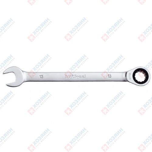 Ключ комбинированный трещоточный 13мм AV Steel AV-315013 - фото